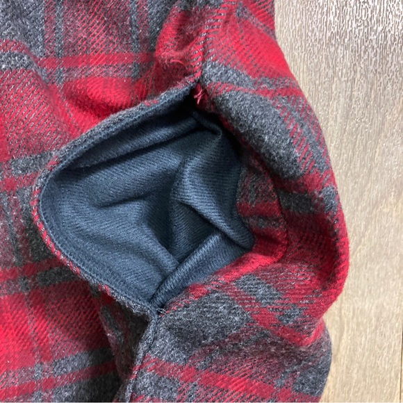 Orvis Heavy Thick Flannel Button-Up Shirt Plaid Long Sleeve Pockets Mens Medium - Picture 8 of 12